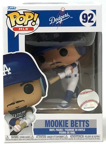 Funko Pop! MLB LA Dodgers Mookie Betts #92 with POP Protector