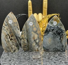 Natural Cellular Orbicular Ocean Jasper free form towers tear L@@K Free ship