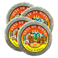 Food-United TETE DE MOINE AOC-AOP Schweizer Mönchskopf-Käse-Laib 4x 800g