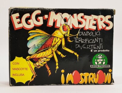 EGG MONSTERS MONSTER MOTH NEW IN BOX NEVER OPEN BANDAI PRECIOUS GAMES '80