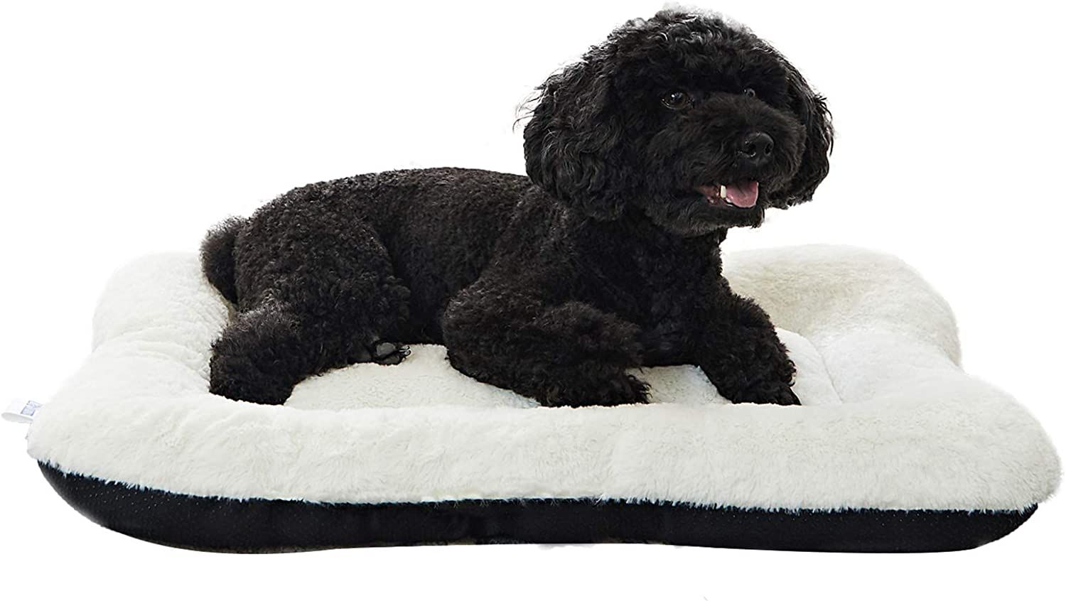 Anwa Dog Bed Pet Cushion Crate Mat Soft Pad Washable and Cozy for Small