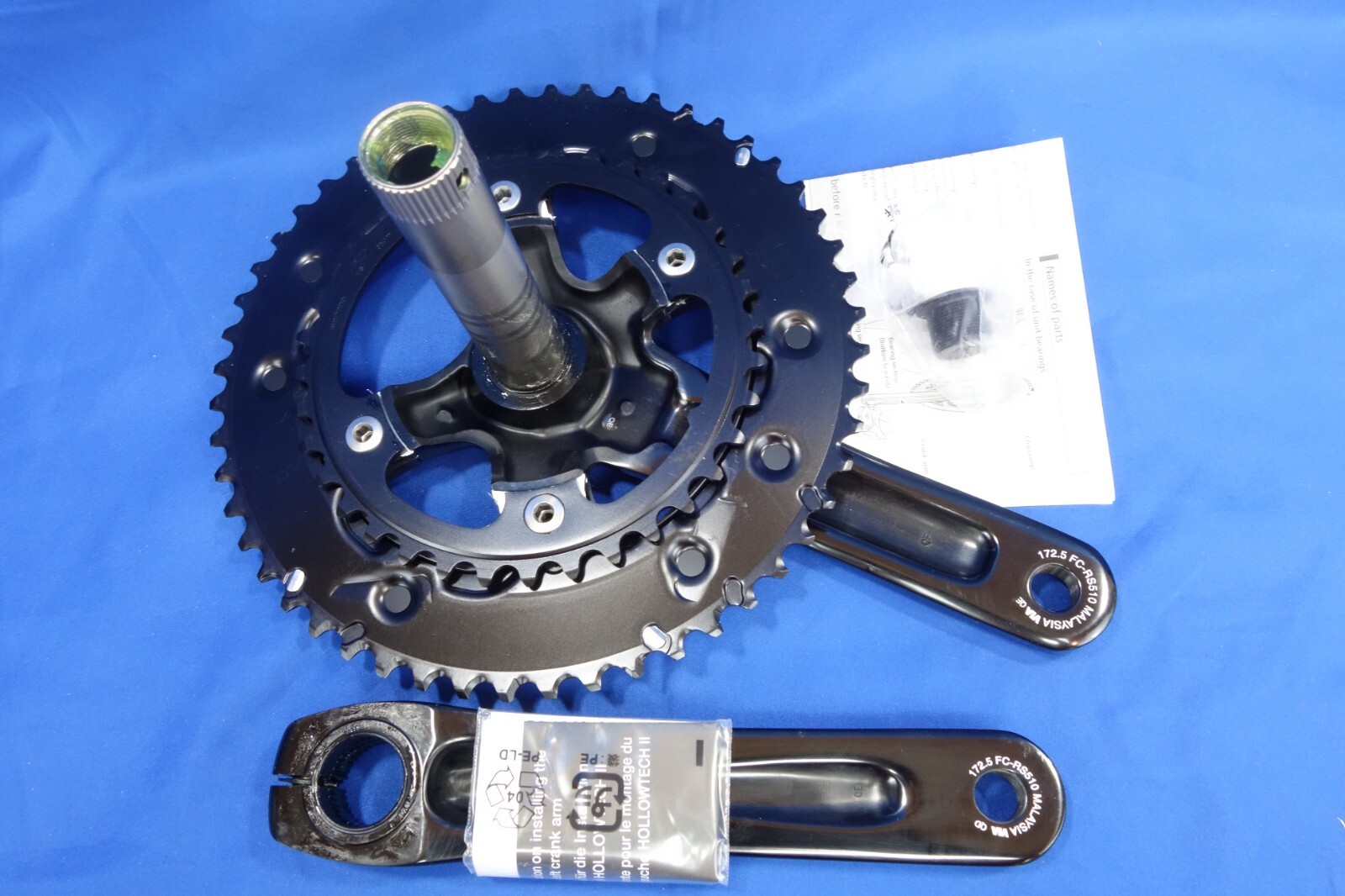New Shimano FC-RS510 11 Speed Road Bike Crankset, 52/36t, 172.5mm FC-RS500