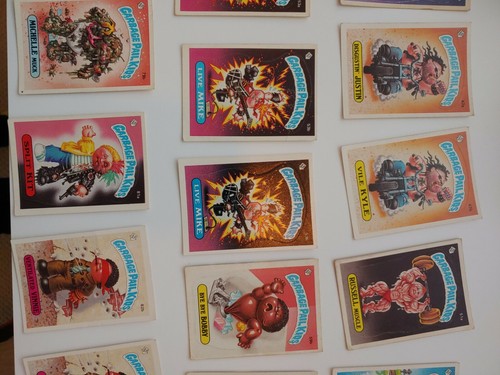 Garbage Pail Kids Series 1 & 2 (17 Cards Inc RARE 5A Dead Ted And Others) - Picture 4 of 5