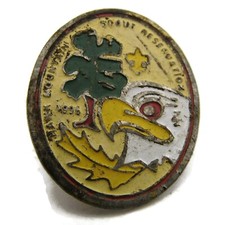 BSA Boy Scouts Hawk Mountain Scout Reservation Pin Vintage