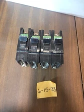 Federal Pacific 20 Amp 1 Pole Bolt On Type NB (Thick) 1” FPE NB20 *LOT OF 4*