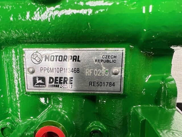 Motorpal Injection Pump fits John Deere Engine PP6M10P1F3468DR