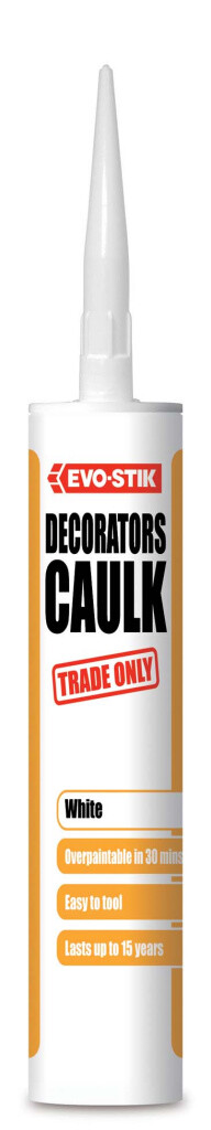 EVO-STIK Decorators Caulk White 280ml Flexible Gap Filler for Windows Doors - Image 5