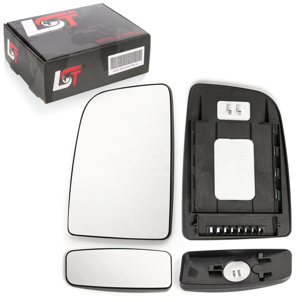 Mirror Glass Exterior Set Convex Left for Mercedes Sprinter 906 06-08