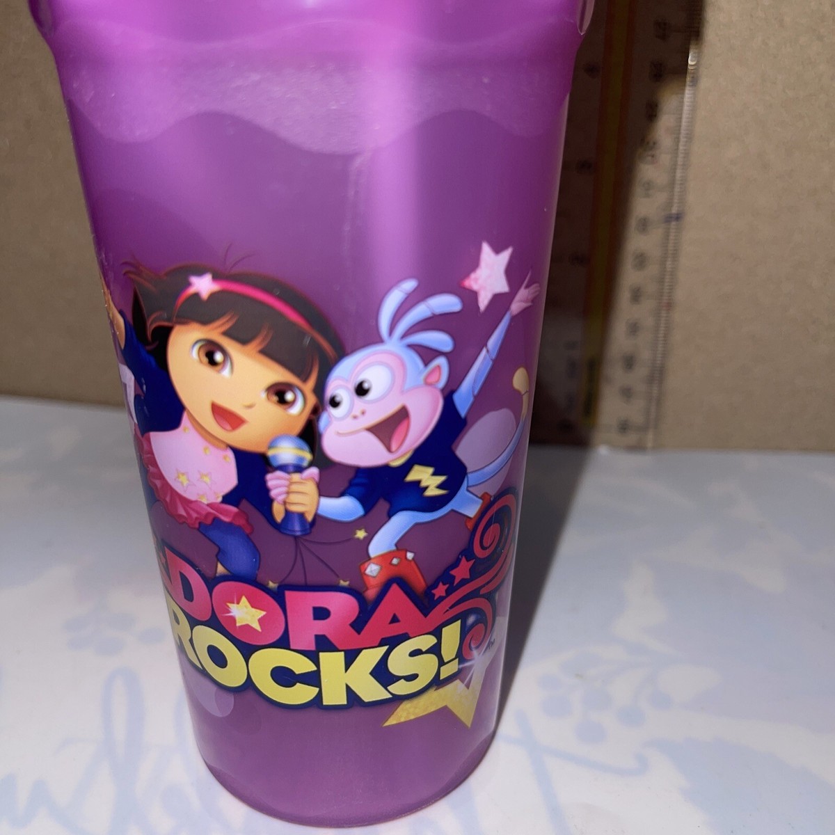 ZAK DORA THE EXPLORER JUICE CUP W/ LID LOOPITY STRAW & WATER SPORT