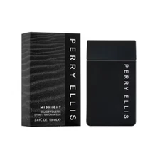 Midnight by Perry Ellis 3.4 oz EDT Cologne for Men New In Box