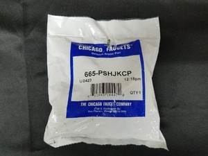 Chicago Faucets 665 Pshjkcp Push Faucet Handle 611943144920 Ebay