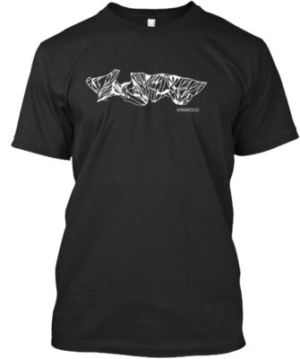 Kirkwood Trail Map T-Shirt Made in the USA Size S to 5XL