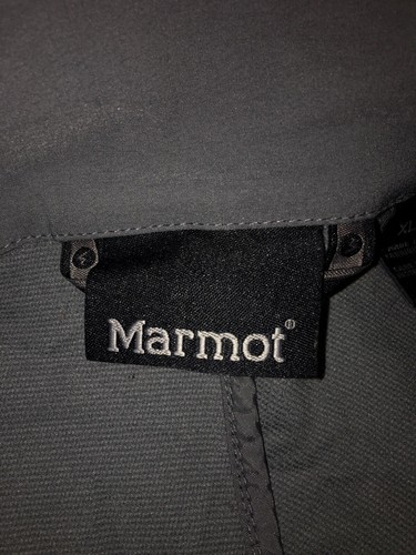 Marmot M3 Jacket Men Gray Softshell Full Zip Windproof Outdoor Hiking XL - Picture 10 of 13