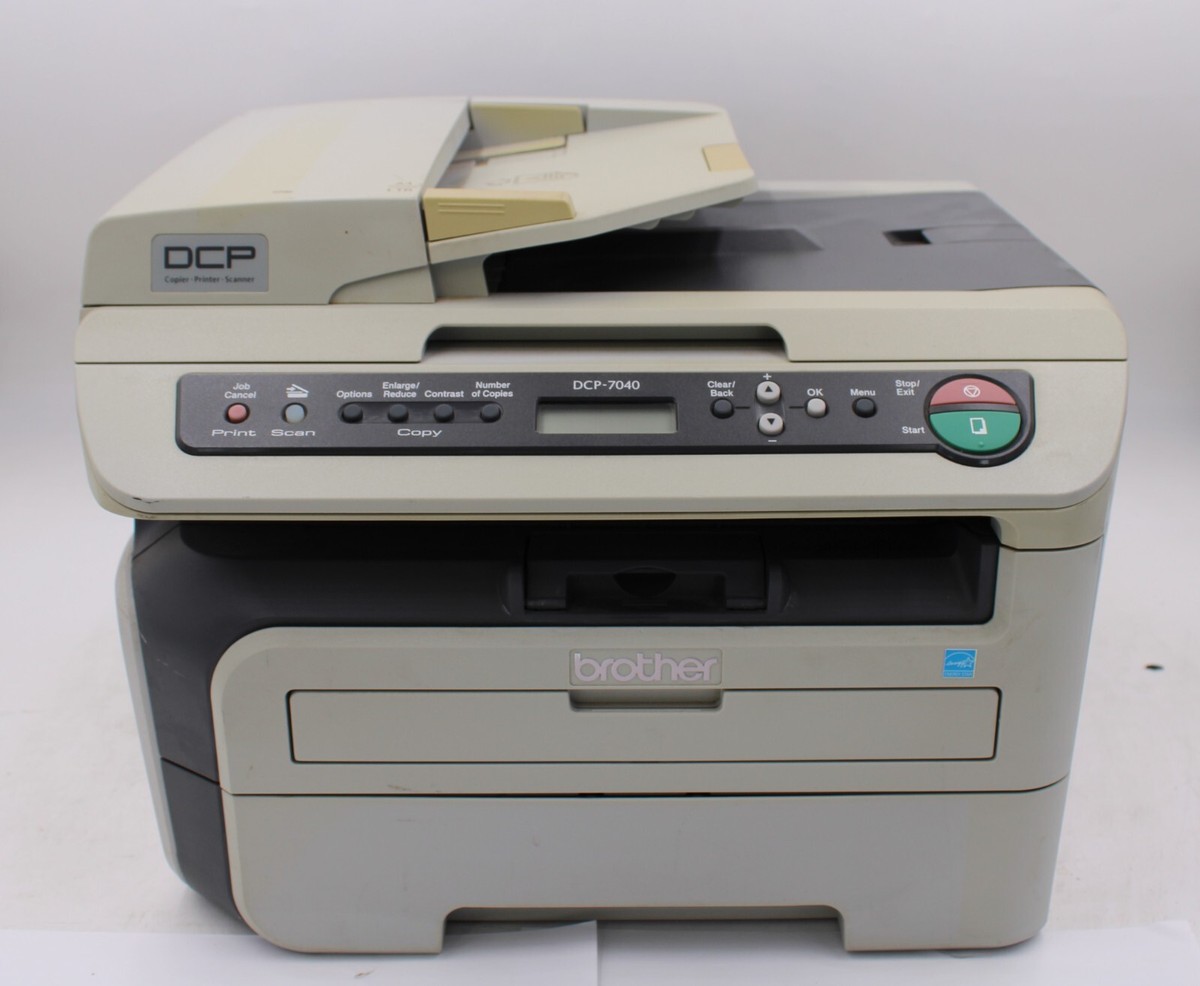 brother ブラザー JUSTIO モノクロレーザー複合機 DCP-7040 Amazon.co.jp: Brother A4モノクロレーザー複合機 JUSTIO 26PPM