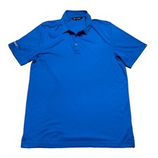 Travis Mathew Golf Polo Shirt Mens XL Blue Short Sleeve Casual Preppy Outdoor