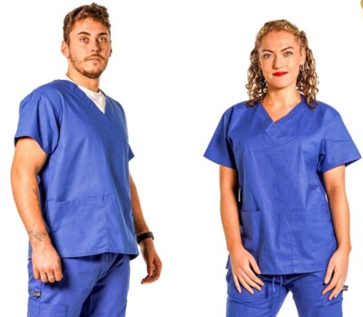 Medizinisches Peeling Uniform Oberteil Männer Frauen Gesundheitswesen Tunika Krankenhaus Arbeitskleidung - Unisex