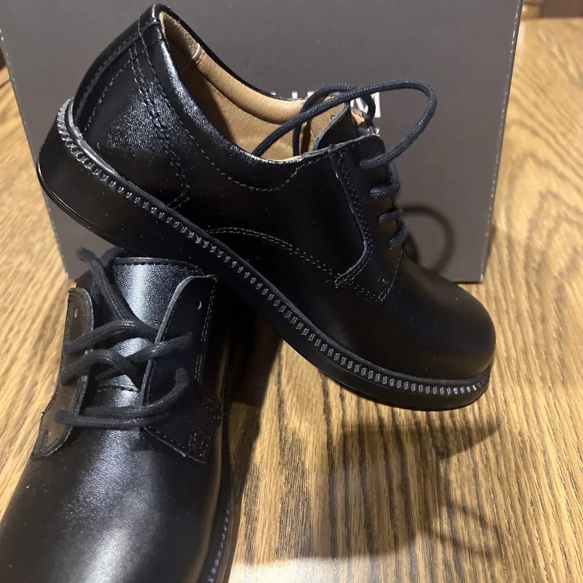 Florsheim BREVARD JR Kids Boys 16513 001 Black Casual Lace Up