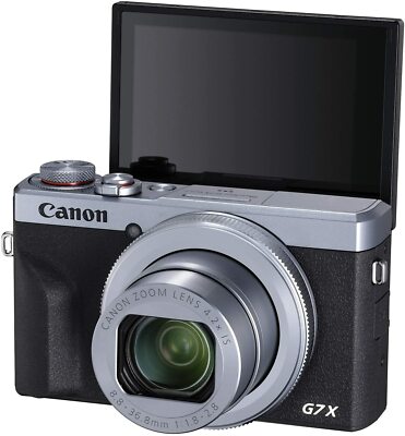 Canon Powershot G7 X Mark III Silver - 1 Year Warranty - FREE UK