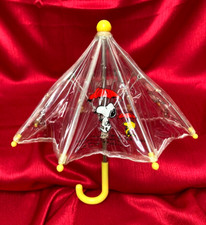 NEW VINTAGE PEANUTS / SNOOPY - MINIATURE 12" UMBRELLA with SNOOPY  WOODSTOCK