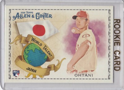SHOHEI OHTANI ROOKIE CARD 2018 Topps Allen & Ginter JAPAN WORLD