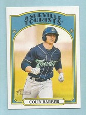 2021 Topps Heritage Minor League Baseball Colin Barber #30 PACK FRESH!