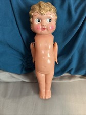 Vintage 8  Celluloid Carnival Jointed Doll Marked Japan