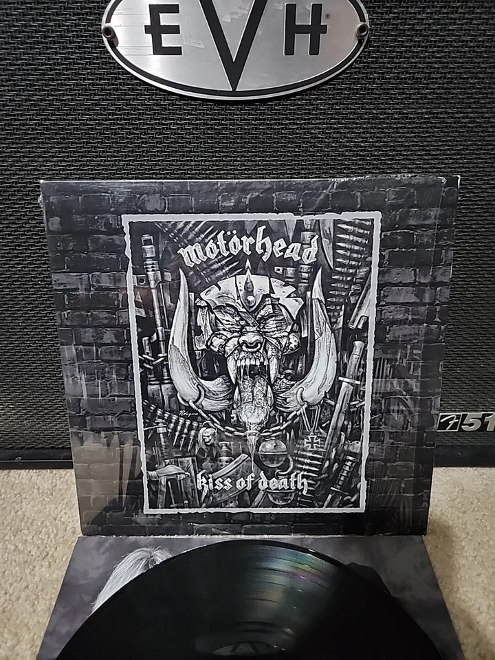 Motorhead Kiss Of Death Lp Vinyl OG 1st 2006 Europe Press Shrink/Insert EX/EX Foto 2 de 4