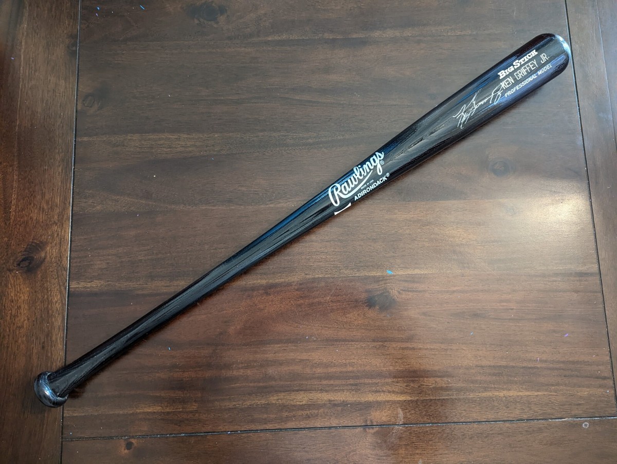 KEN GRIFFEY JR AUTOGRAPH BASEBALL BAT RAWLING BIG STICK MLB