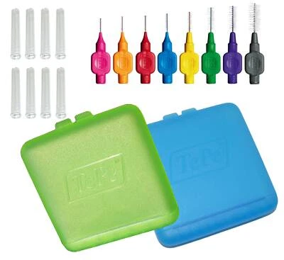 TePe Interdentalbürsten mixed Reise SET mit 2 Reiseetuis Hygieneboxen Urlaub NEU