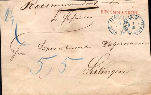 Hannover 1860 - " Hannover " Red L1 " Recommended " (#9910)