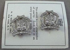 Army Of The Dominican Republic Miniature Vintage Badge Insignia