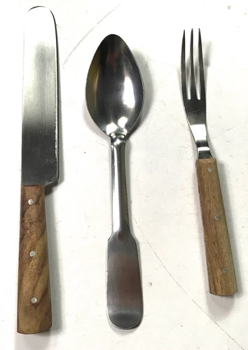 CIVIL WAR CSA CONFEDERATE & US UNION MESS UTENSILS SET- KNIFE, FORK & SPOON