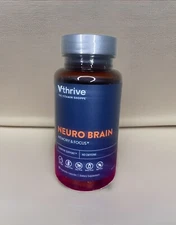 Vitamin Shoppe Vthrive Bioactive Neuro Brain 30 Caps Memory & Focus Support