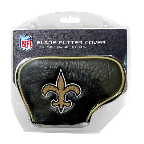 NEW ORLEANS SAINTS GOLF BLADE PUTTER HEAD COVER FOOTBALL JERSEY CLR M L NWT NFL - Picture 5 of 5