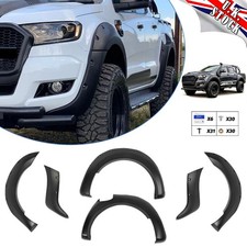 For Ranger T7 2016-2018 6pcs Wide Body Wheel Arches Matte Black Fender Flares UK