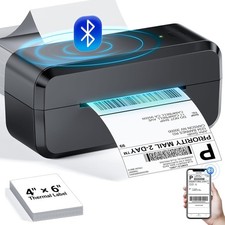 Bluetooth Thermal Label Printer for Shipping Label USPS FedEx UPS Small Business