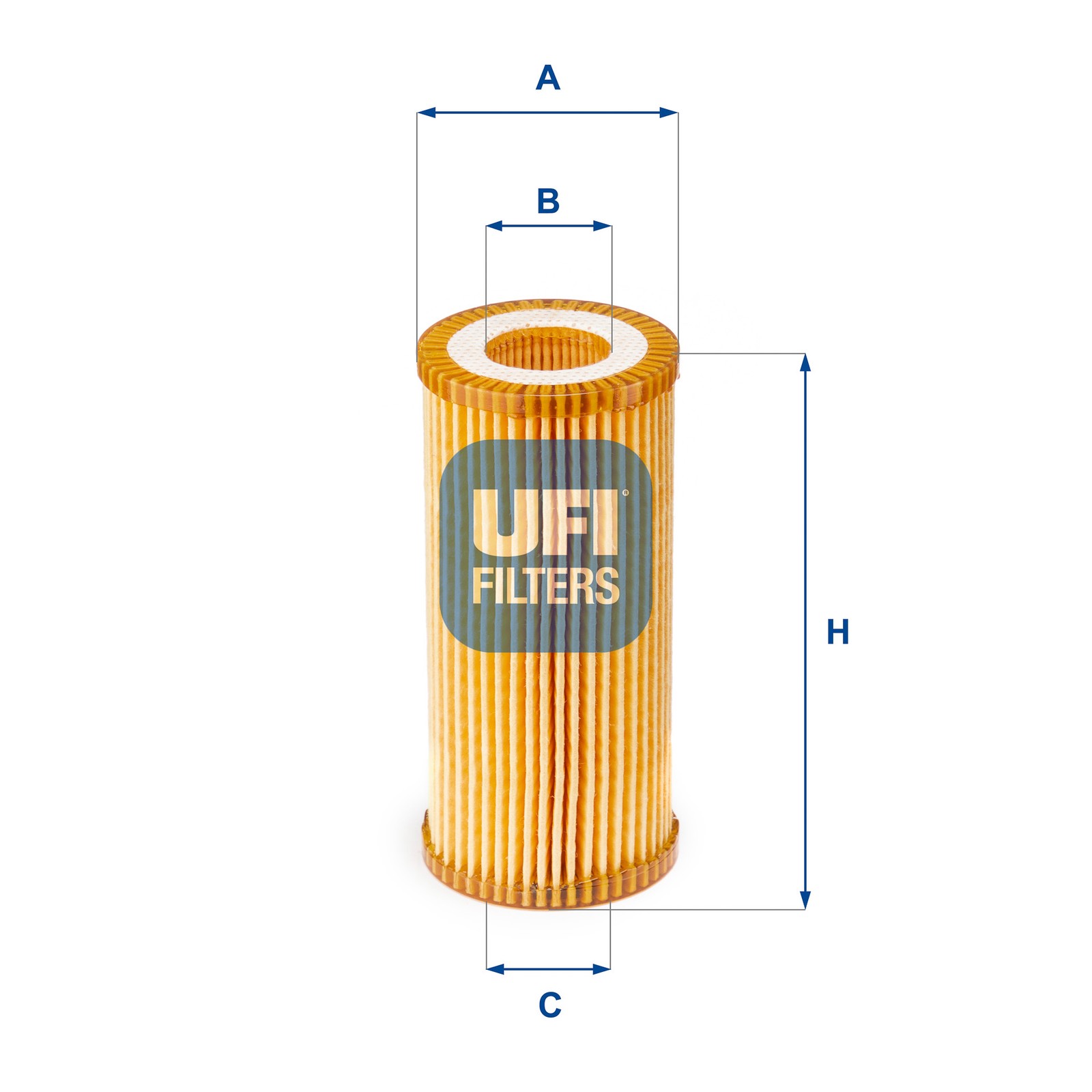 Oil filter Filter Insert 25.153.00 UFI for AUDI SEAT VW SKODA PORSCHE CUPRA - Image 4