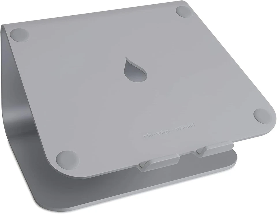 Ergonomic mStand Laptop Stand in Space Gray - Enhances Viewing Comfort - Image 3 of 4
