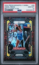 2024 PANINI PRIZM MONOPOLY WNBA RED CLASSIC ICON ANGEL REESE ROOKIE RC PSA 10