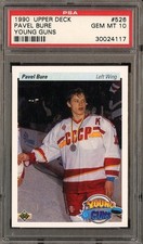 1990 Upper Deck Young Guns Hockey #526 Pavel Bure RC Rookie HOF PSA 10 GEM MINT