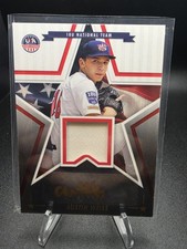 2025 Panini Stars & Stripes USA Austin Weiss Game-Worn Patch Black Gold Auto