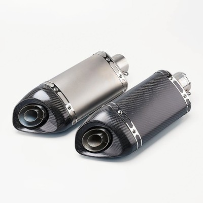 Universal Exhaust Motorcycle Escape Moto Racing Muffler Carbon Fiber Modified