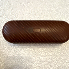 Brown Hard Hinged Eyeglass Case for Glasses/Sunglasses Unisex