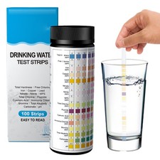 16 in 1 Water Quality Tester, 100 Strips Water Test Kit for Drinking Water