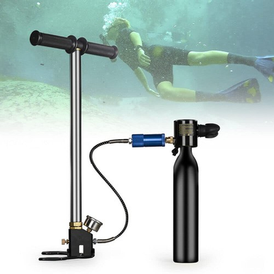 #ad Mini Scuba Diving Case 0.5L Oxygen Tank Pump Equipment Underwater Breath SALE $140.56