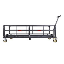 Folding Hitch Mount Cargo Carrier 750 lb 2 Receiver Wheels Handle Heavy Duty SUV