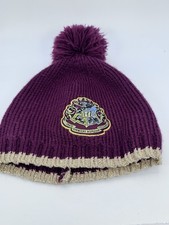 Harry Potter Youth Stocking Cap, Beanie; Pom Ball; Official Merchandise; Maroon