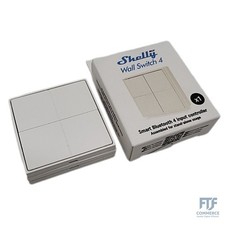 Shelly BLU Wall Switch 4 Stand-Alone - Bluetooth-Schalter, Кeine Verkabelung Еrf