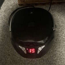 Craig CD6959 Black Boombox CD Player AM/FM Headphone Jack 2018