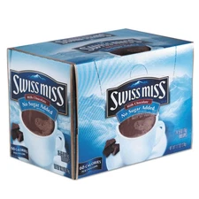 Swiss Miss Hot Cocoa Mix No Sugar Added 24 Packets/Box 55584